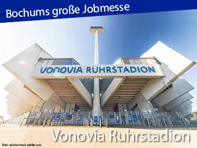 Messeplakat Die große Jobmesse für Bochum | NRW-Stadiontour