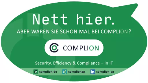 Nett hier. Aber waren Sie schon mal bei COMPLION?