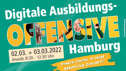 Digitale Ausbildungsoffensive Hamburg am 02.03. + 03.03.2022