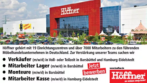 Verkäufer (m/w/d), Mitarbeiter Lager (m/w/d), Monteure (m/w/d), Mitarbeiter Kasse (m/w/d)