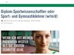 Diplom-Sportwissenschaftler oder Sport- und Gymnastiklehrer (w/m/d)