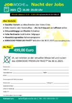 Nacht der Jobs 2025 - Messe-Anmeldung