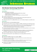 11. Bremer Karrieretag - Messe-Checkliste