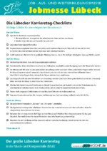 8. Lübecker Karrieretag - Messe-Checkliste