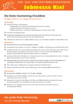 5. Kieler Karrieretag - Messe-Checkliste