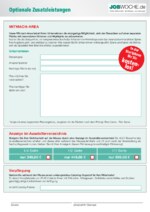 37. Job- & Weiterbildungsmesse und 28. Ausbildungs- & Studienmesse - Mitmach-Area & Zusatzleistungen