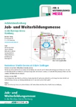 30. Job- & Weiterbildungsmesse - Anfahrt