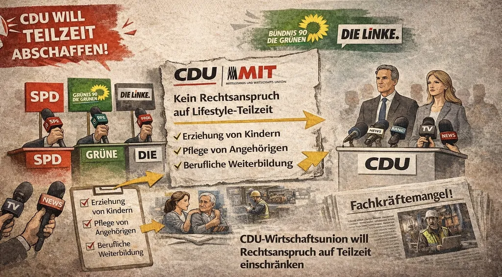 CDU will Recht auf Teilzeit einschränken, aber nicht abschaffen