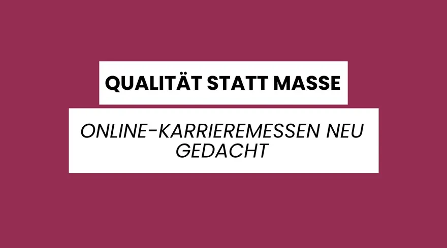 Das Comeback der Online-Jobmessen