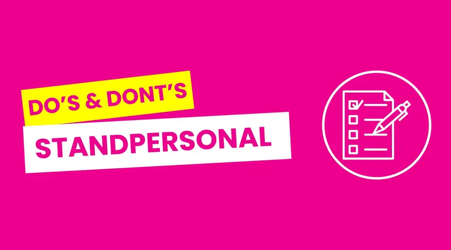 Do’s und Don’ts für Aussteller