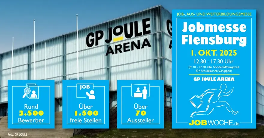 Flensburgs große Jobmesse 2025 - Ausbildung, Jobs, Studium & Weiterbildung