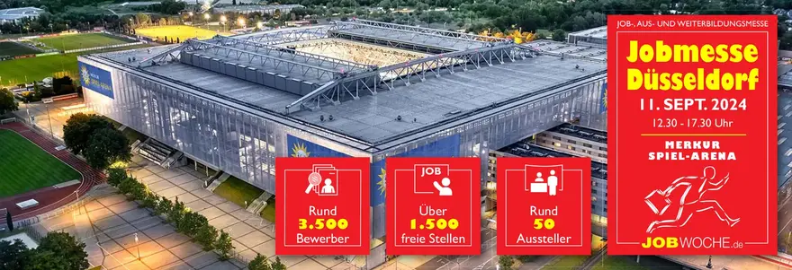 Herzlich Willkommen zur Jobmesse Düsseldorf am 11. September 2024