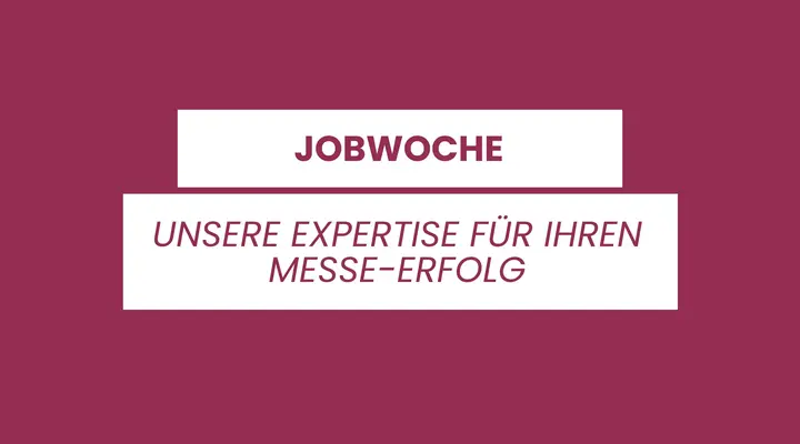 Ihr verlässlicher Partner für stationäre und digitale Job- und Weiterbildungsmessen