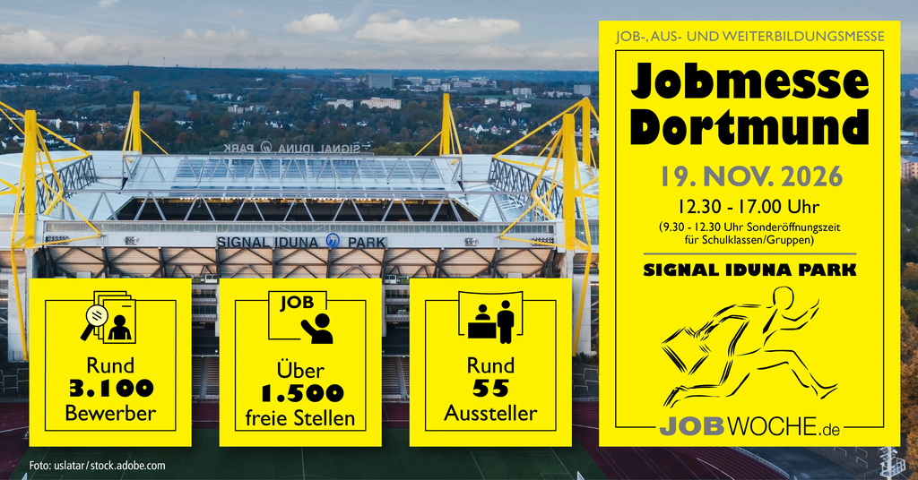 Jobmesse Dortmund 2026: Job, Ausbildung & Weiterbildung