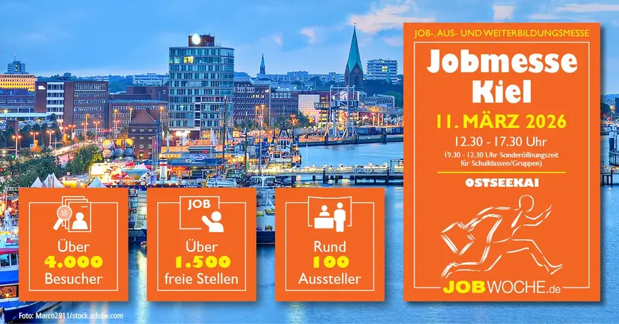 Kiels große Jobmesse 2026: Ausbildung, Jobs, Studium & Weiterbildung