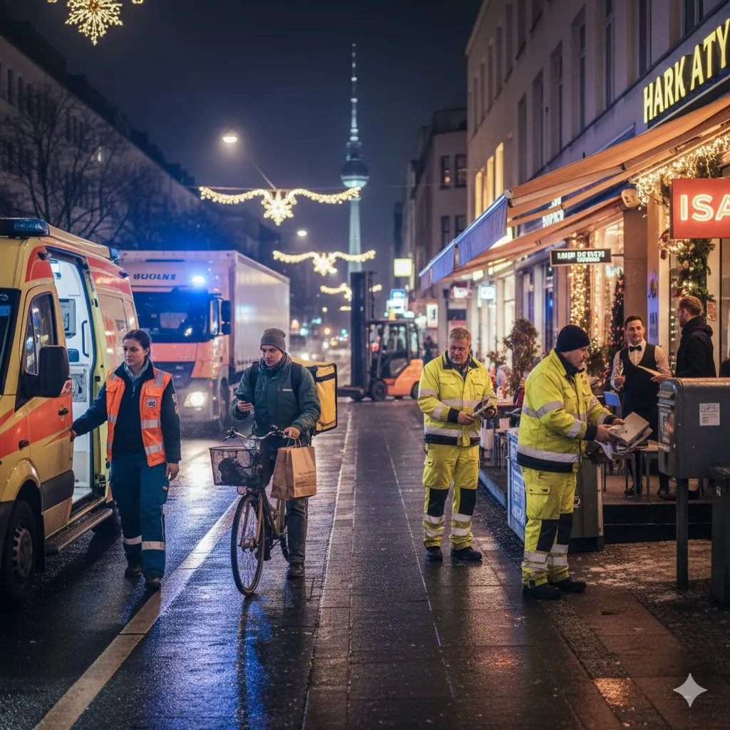 Neun Prozent arbeiten an den Weihnachtstagen – Branchen und Regionen im Fokus