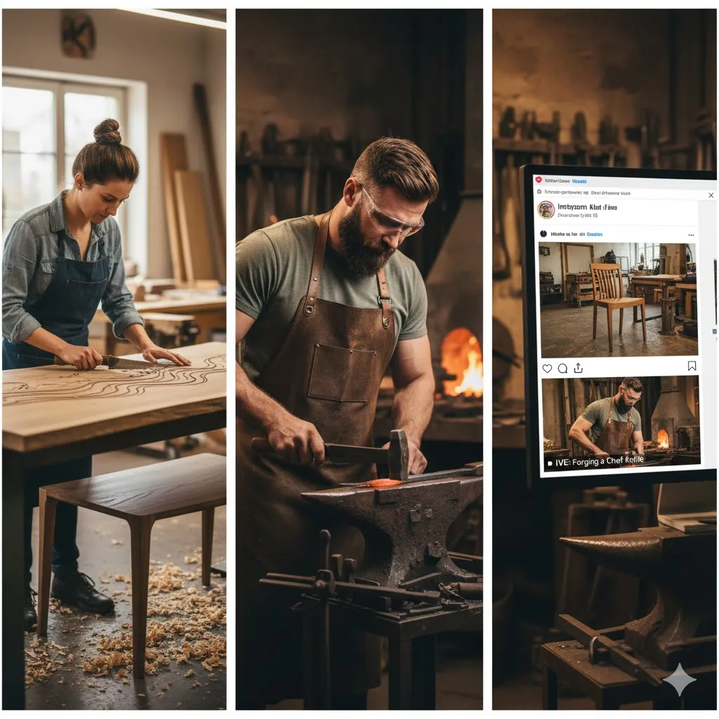 Warum traditionelle Handwerke wieder boomen und wie man sie digital vermarktet
